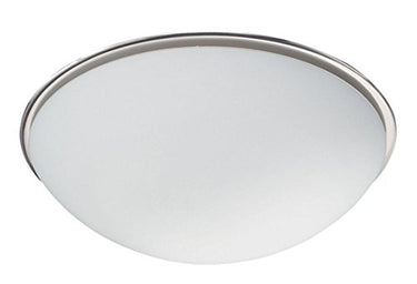 Trio Leuchten Deckenleuchte Bulto in Nickel matt, Glas opal weiß, 6107021-07 im Sale